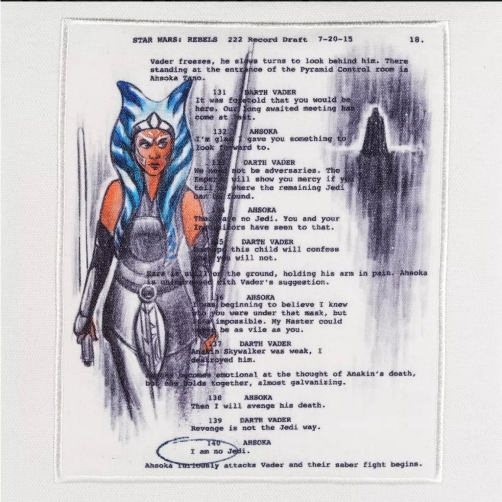 Ashley Eckstein Ahsoka Tano “I am no Jedi” crossbody - Picture 4 of 8